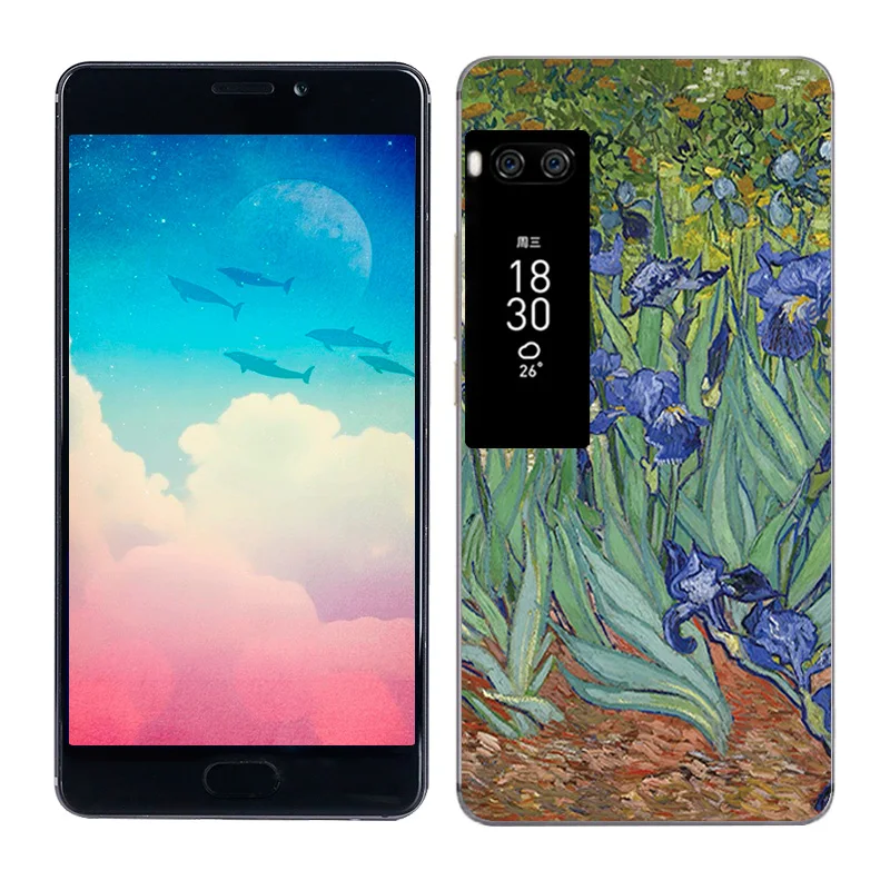 Для Meizu Pro 7 Plus чехол с пейзажем, чехол для Meizu Pro 7 Plus, мягкий чехол для телефона, силиконовый чехол PRO7 Plus, чехол - Цвет: 08
