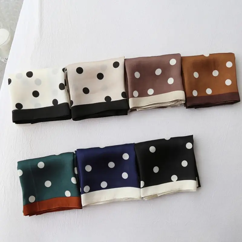 Женская сумка из искусственного шелка с квадратным вырезом шарф милый