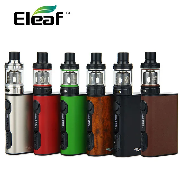 Eleaf iStick QC 200 Вт с MELO 300 Танк 5000 мАч электронная сигарета комплект Поддержка vapen