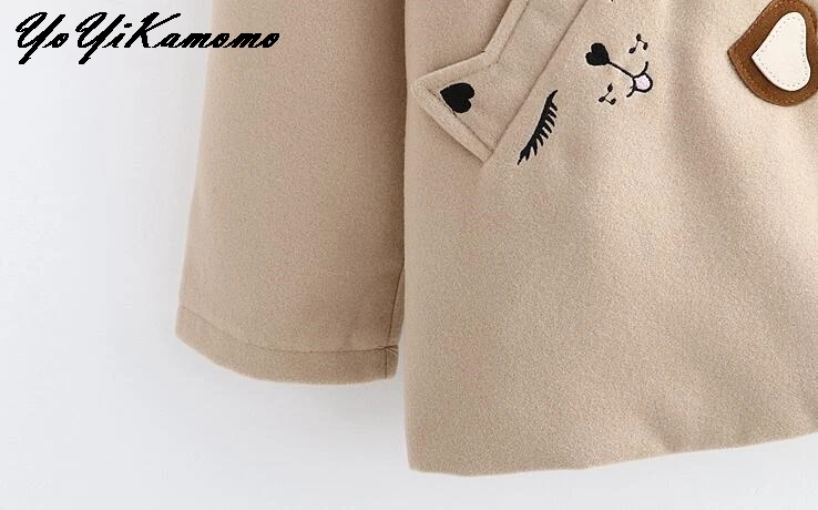 Парка YoYiKamomo Женская с капюшоном повседневная свободная|women coat|women parkawomen women coat |