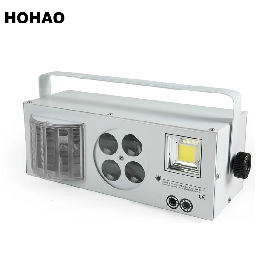HOHAO Новый диско dj лазерный проектор 4in1 мерцающий светодиодный модель КТВ бар