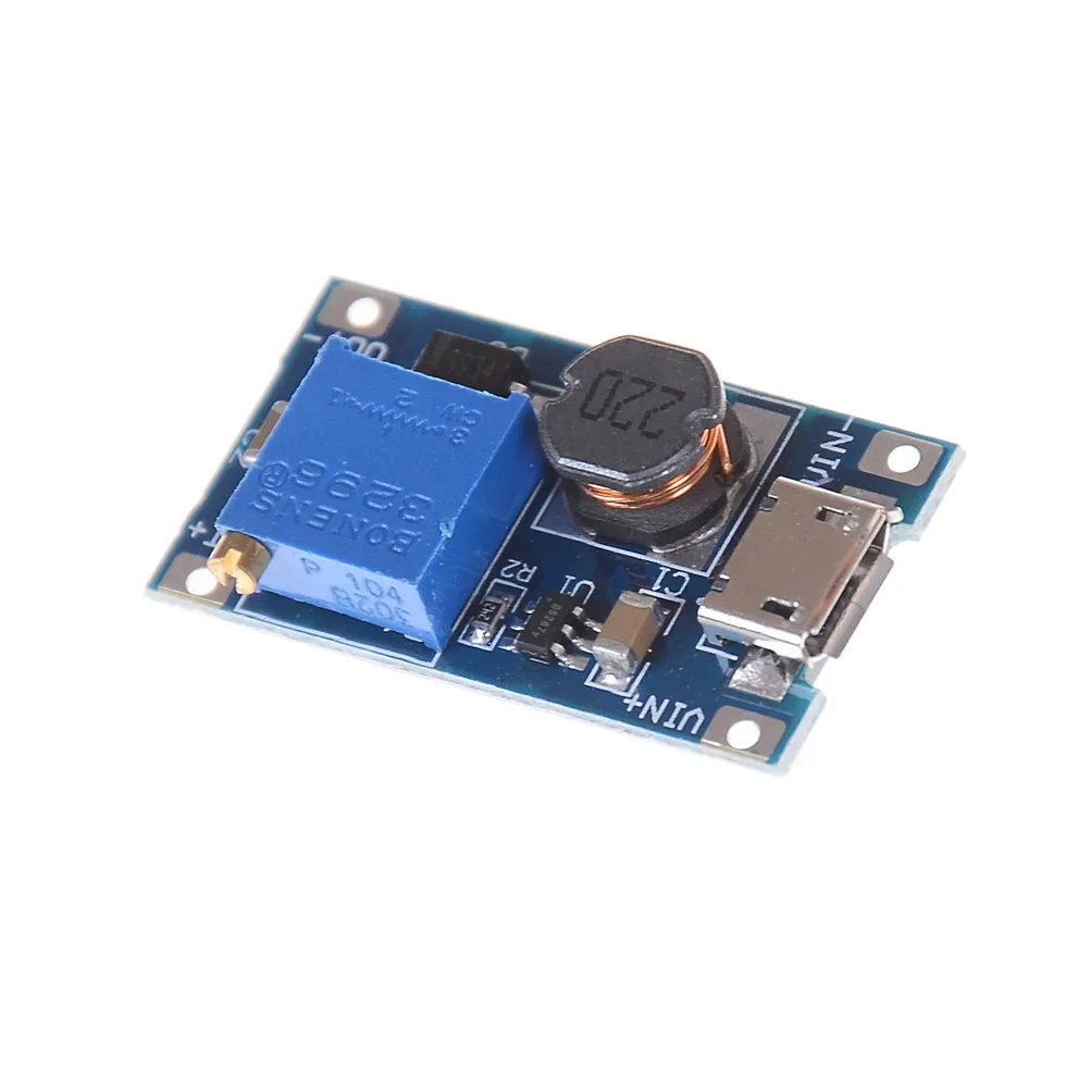 Для Arduino MT3608 DC повышающий усилитель конвертера модуль питания макс. выход 28 в