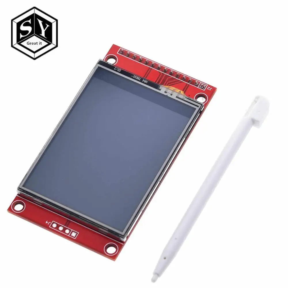 1 шт. большой IT 2 4 &quot240x320 SPI TFT LCD Серийный порт Модуль 5 В/3 3 В PCB адаптер Micro SD ILI9341