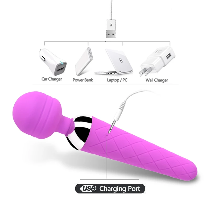 Мощный оральный клитор Вибраторы для женщин USB зарядка G spot вибратор AV в виде