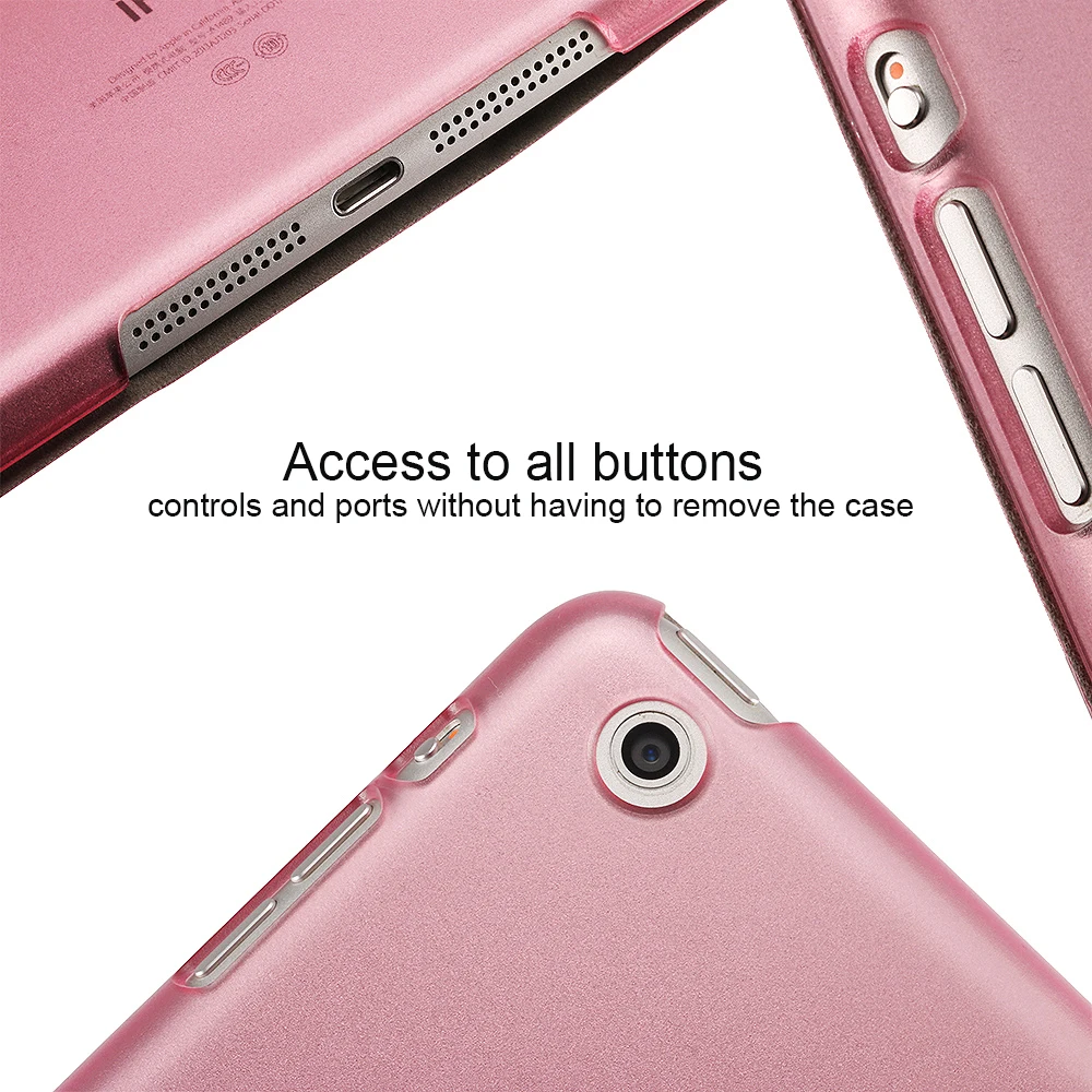 Ultra Slim PU Leather Flip Folio Stand Shockproof Cover Case for Apple IPad Mini 1 2 3 4 Tablet Cases I Pad Ipadmini Mini4 | Компьютеры и