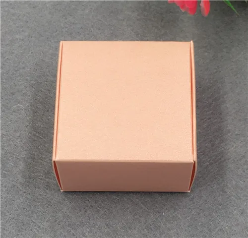 pink 50 шт. мини прямоугольные бумажные коробки для конфет для детского душа Подарочная коробка на день рождения, свадьбу, вечеринку, коробка 4x4x2,5 см - Цвет: pink