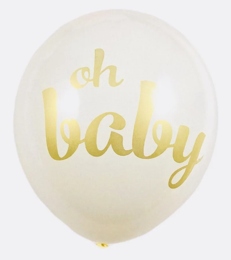 12 шт./лот 10 дюймов Oh Babay латексные воздушные шары для мальчиков и девочек детские