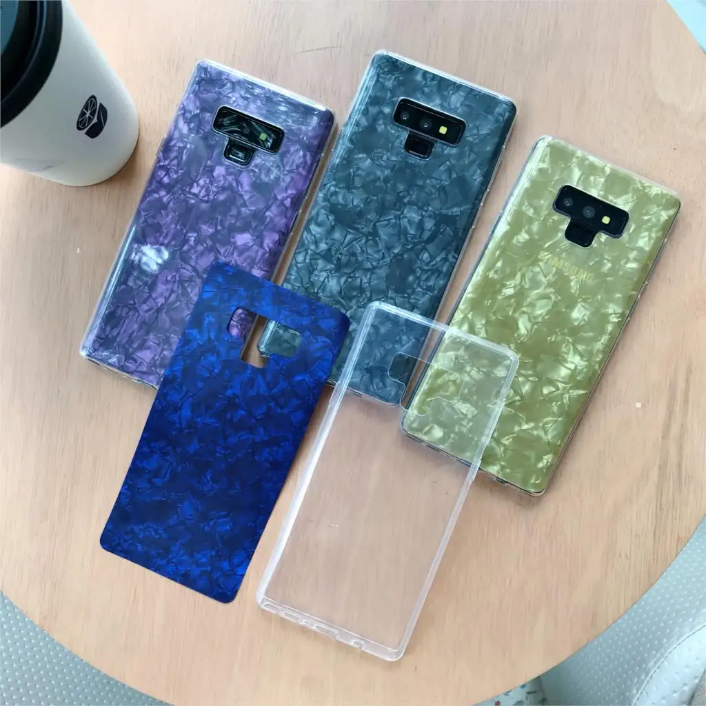 Мрамор 2 в 1 чехол для Samsung Galaxy Note 9 8 S9 S8 S7 Edge S6 мягкая задняя крышка TPU A5 A6 A7 A8 Plus J4 J6 J8