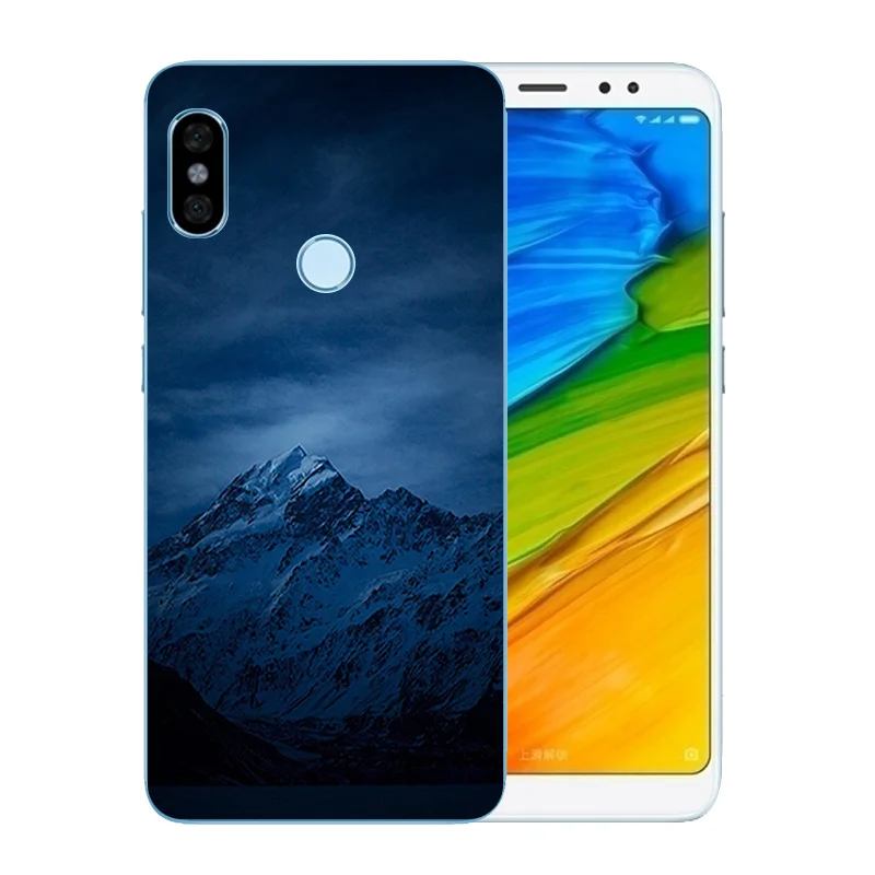Phone Cases For Xiaomi Redmi Note 5 Pro Back Cover Landscape Pattern Coque Clear Shell |