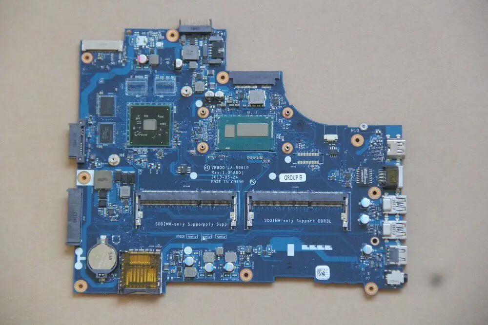 VBW00 LA 9981P для DELL 15R 3537 5537 материнская плата ноутбука с I7 4500U CPU и 216 0841027 GPU на борту DDR3L