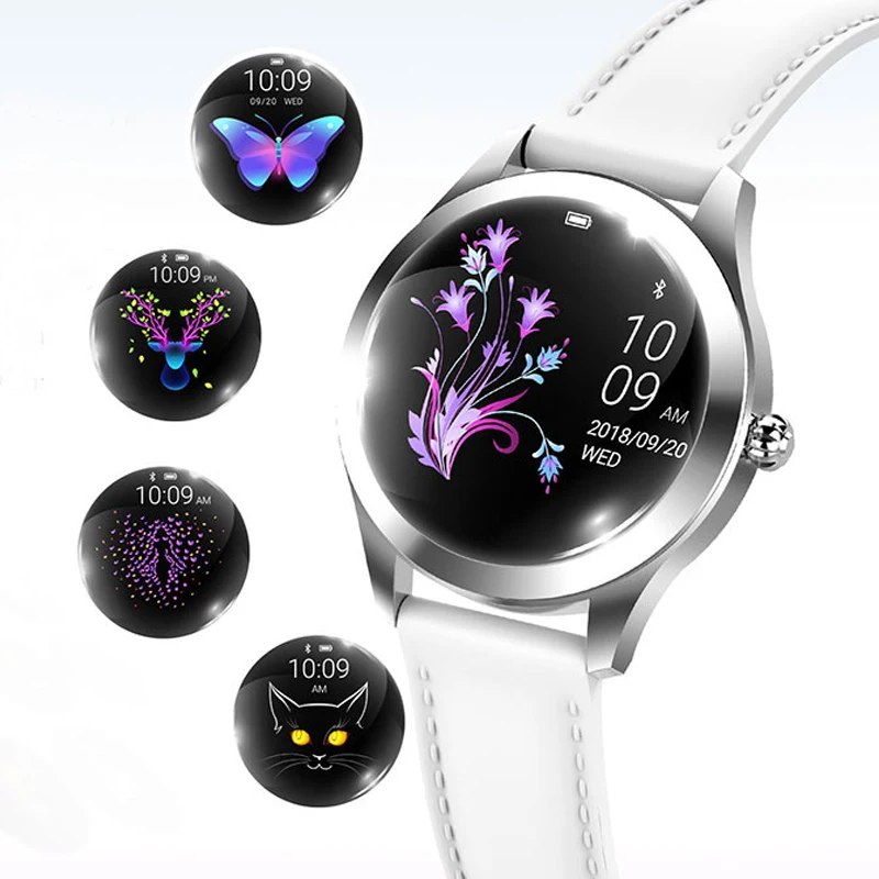 

Смарт-часы KW10 женские, IP68, с пульсометром, Bluetooth, для Android, IOS