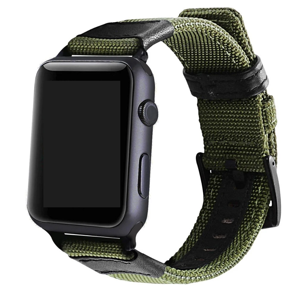 Спортивный нейлоновый ремешок для часов Apple Watch 4 Band 40 мм 44 замены 38 iWatch 3 2 1