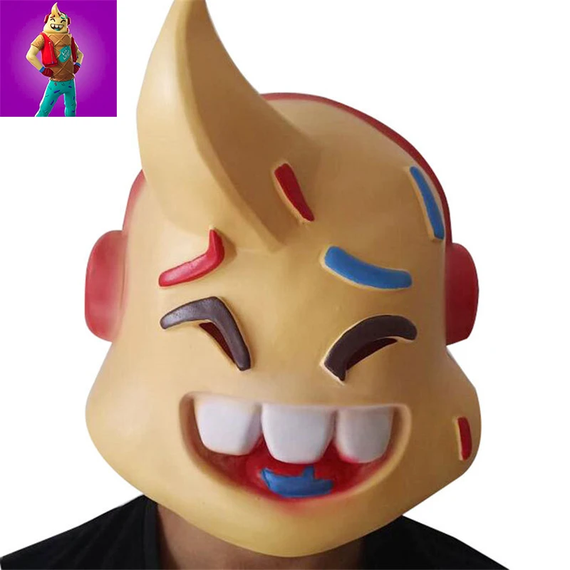 Lil хлыст маска для игры в битву Royale Raptor латексная косплея детей реквизит дня