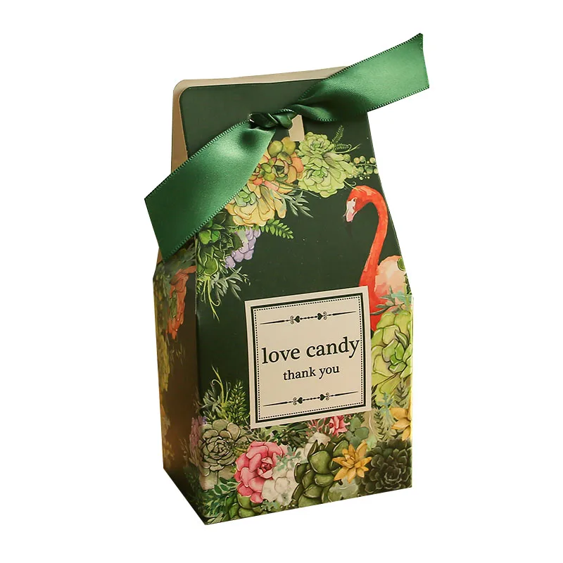 10 шт. бесплатная доставка стандартная коробка для конфет свадебная бумажная