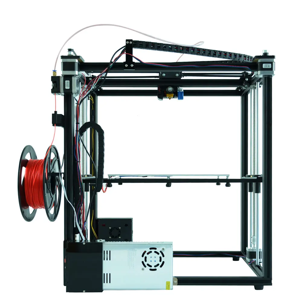 Высокая точность автоматического выравнивания Tronxy X5SA DIY 3d принтер полностью металлический 3d машина 3,5 дюймов сенсорный экран