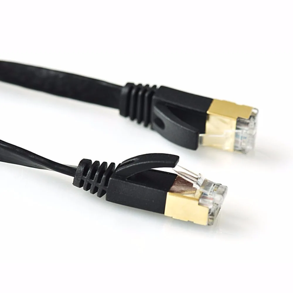 

High Standard 1M/2M/3M/5M/10M/15M /20M/30M/CAT7 Flat Ethernet Network Cable RJ45 600MHz Patch Lan Ethernet Cables for PC Laptop