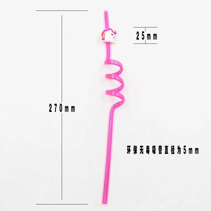 

4pcs Rainbow Party Flamingo Party Reusable Drinking Straw Birthday Party Decoration Kids Baby Shower Decorations Favors Supplies