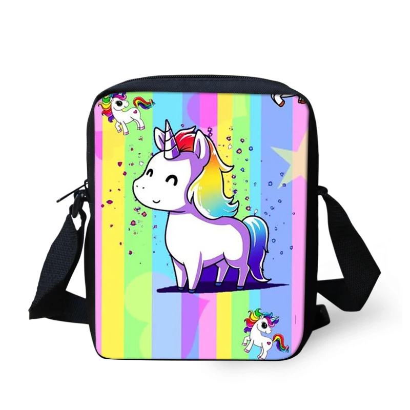 Сумка-мессенджер унисекс с объемным рисунком единорога лошади | Багаж и сумки