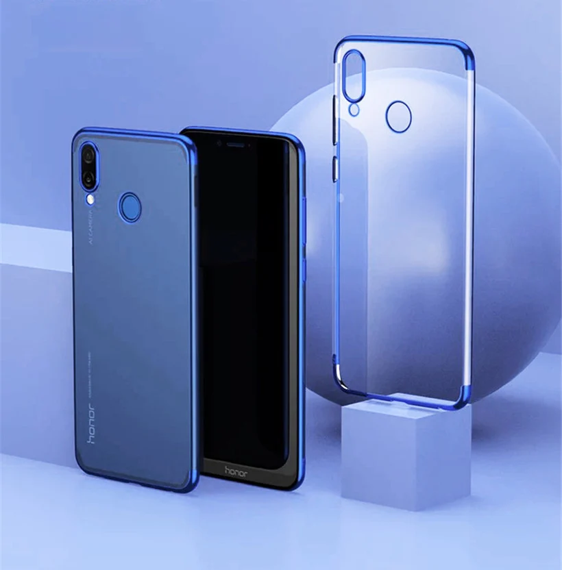 Ультратонкий Мягкий Прозрачный чехол из ТПУ для Huawei Honor 8x прозрачный чехол-бампер
