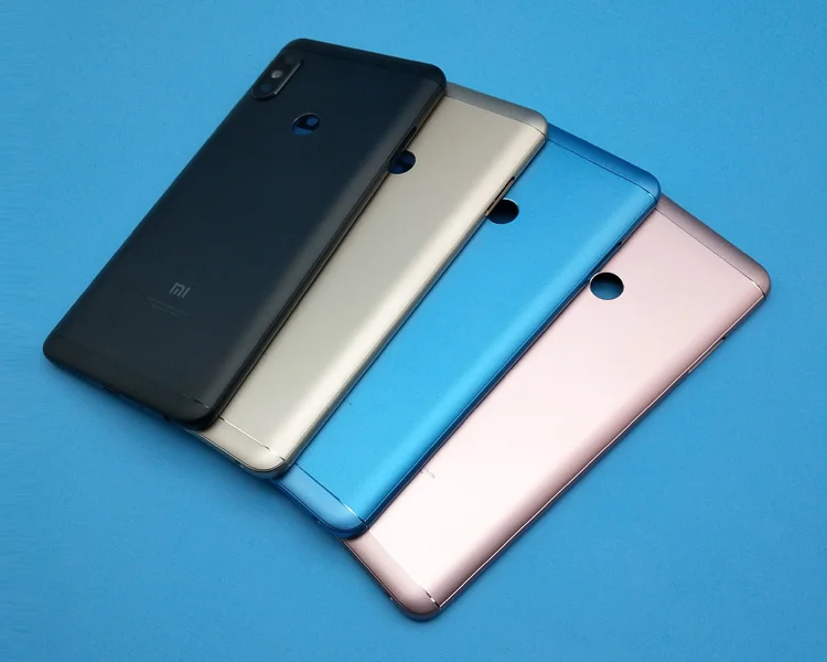 Задняя крышка с датчиком отпечатков пальцев для Xiaomi mi Red mi Note 5, задняя крышка для аккумулятора, чехол для Red mi Note5 с боковыми клавишами, стекло для камеры