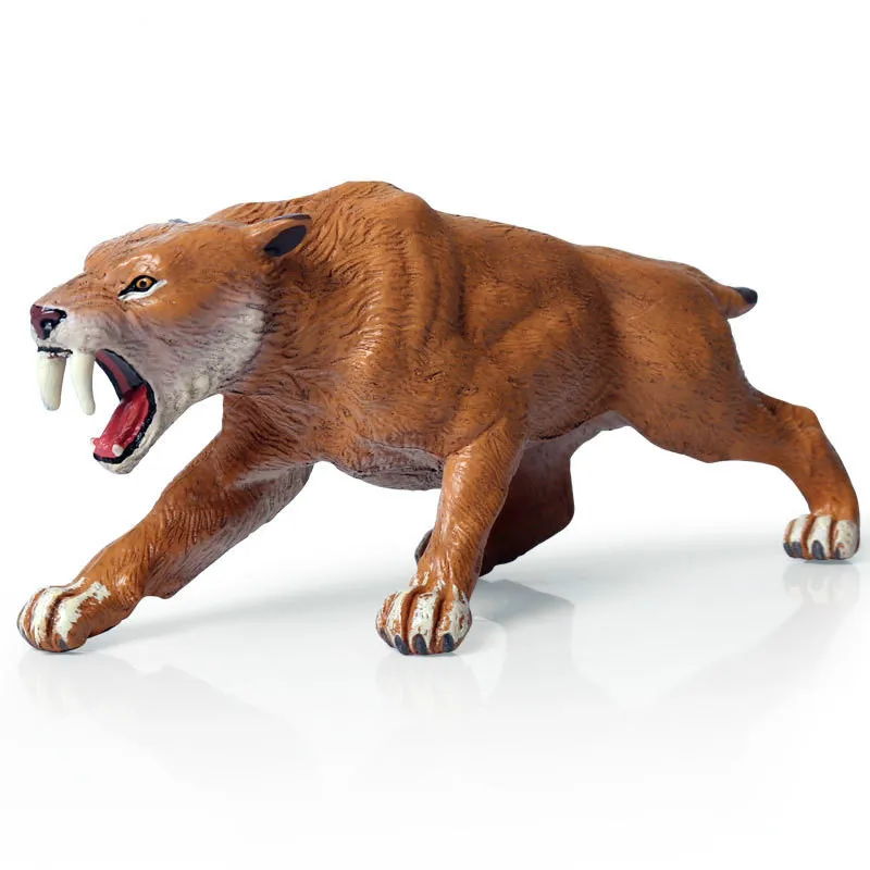 Игрушка в виде дикого животного модель старинный биологический меч лезвие льва