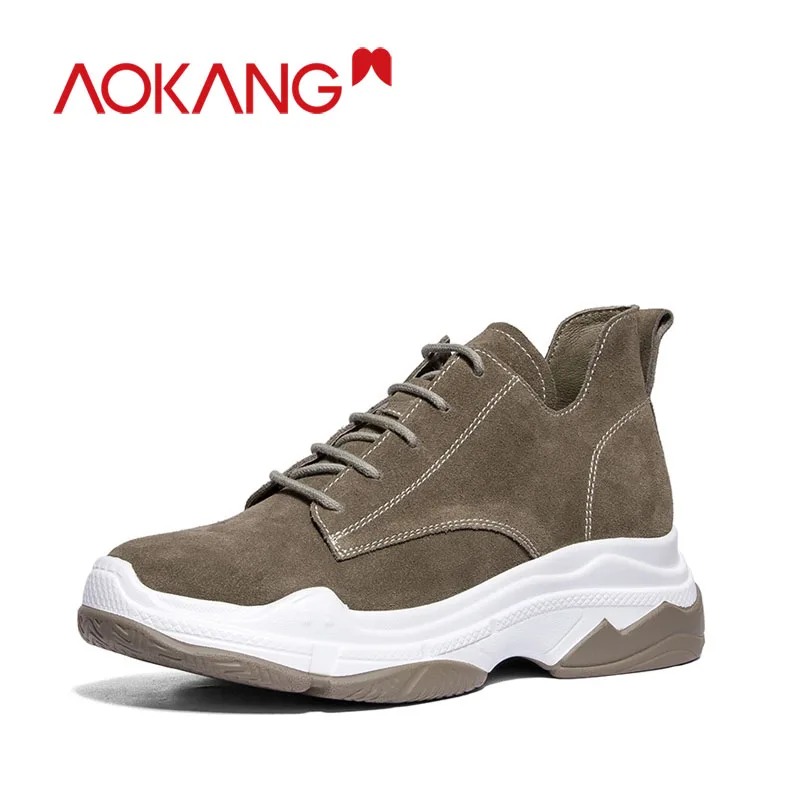 Aokang Kanglong/Женская обувь кроссовки для альпинизма женские на платформе танкетке из