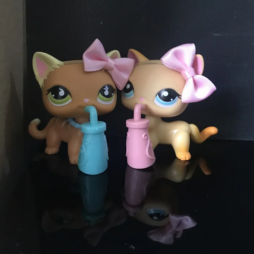Качественные милые игрушки Pet shop игрушка милашка короткие волосы Кошка маленькая