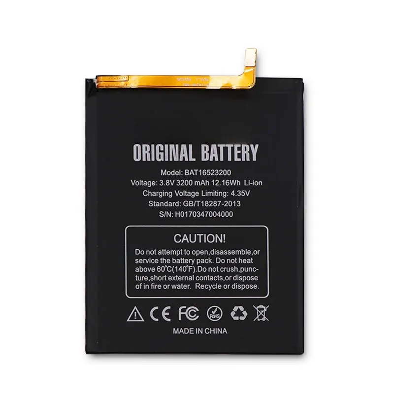 OLRRV 3200mAh батарея для Doogee Y6 Y6C литий-ионные аккумуляторы высокое качество Мобильный