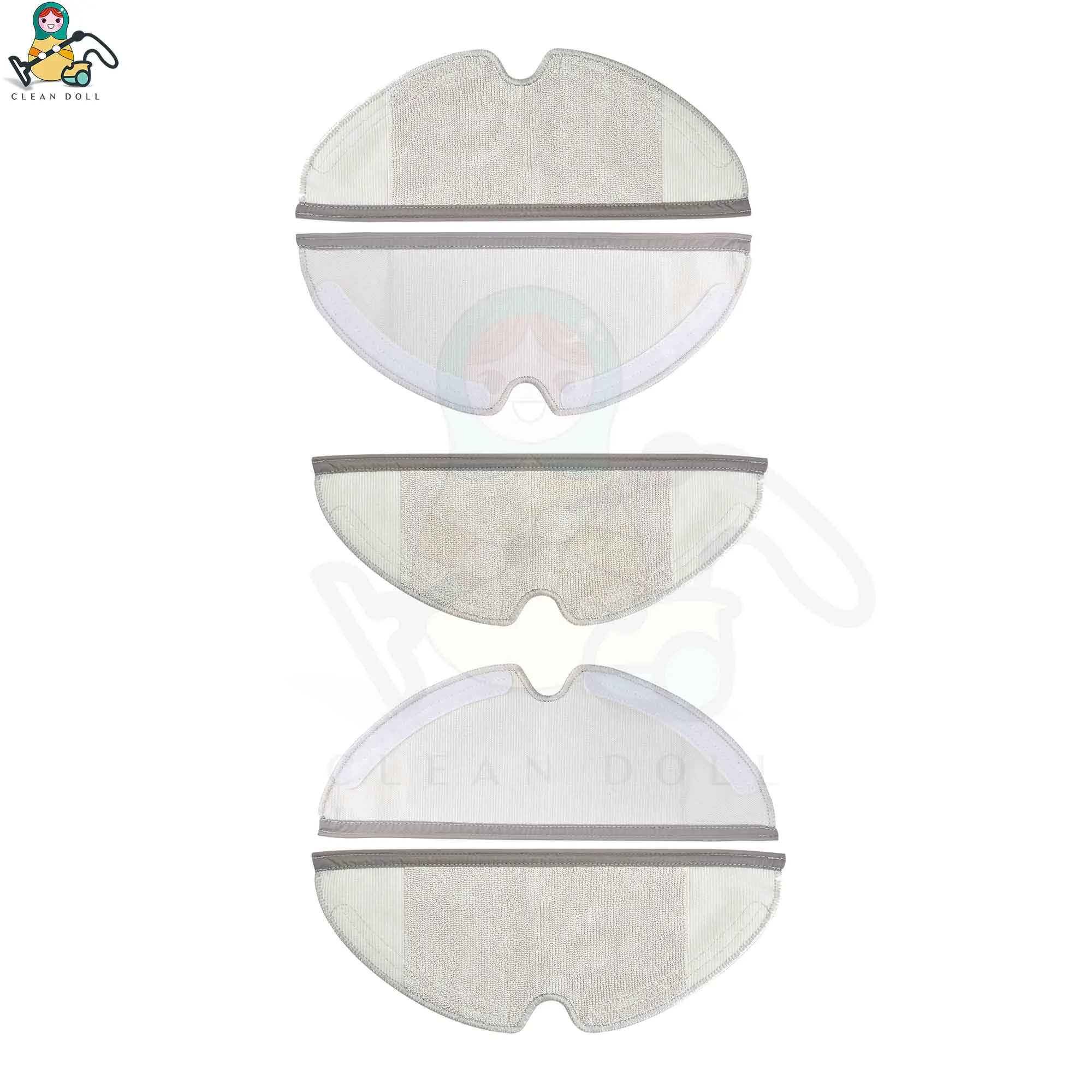 EY-XM-MP-5PK 5-PACK швабры колодки швабры Тряпки Для Xiaomi Вакуумные части Roborock S50 S51 S55 S5 Xiaowa Xiaomi пылесос аксессуары - Цвет: EY-XM-MP-5PK