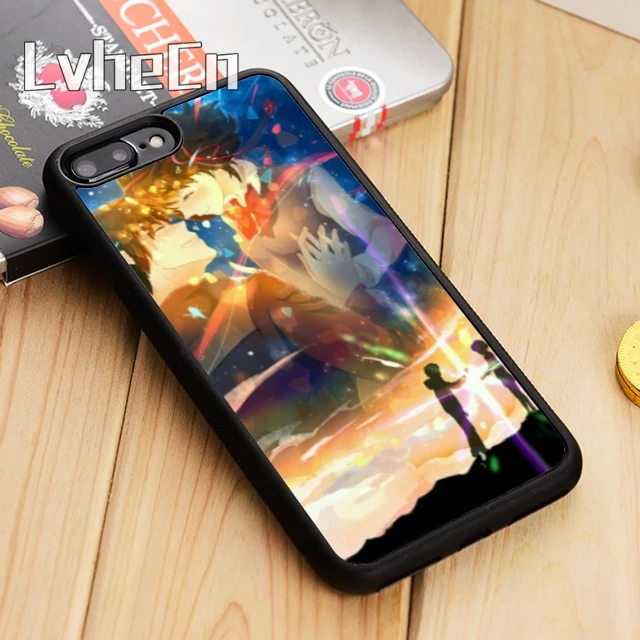 Чехол для телефона LvheCn Kimi no na wa С аниме ваше имя iPhone 5 6s 7 8 plus 11 12 Pro X XR XS max Samsung S7 edge S9