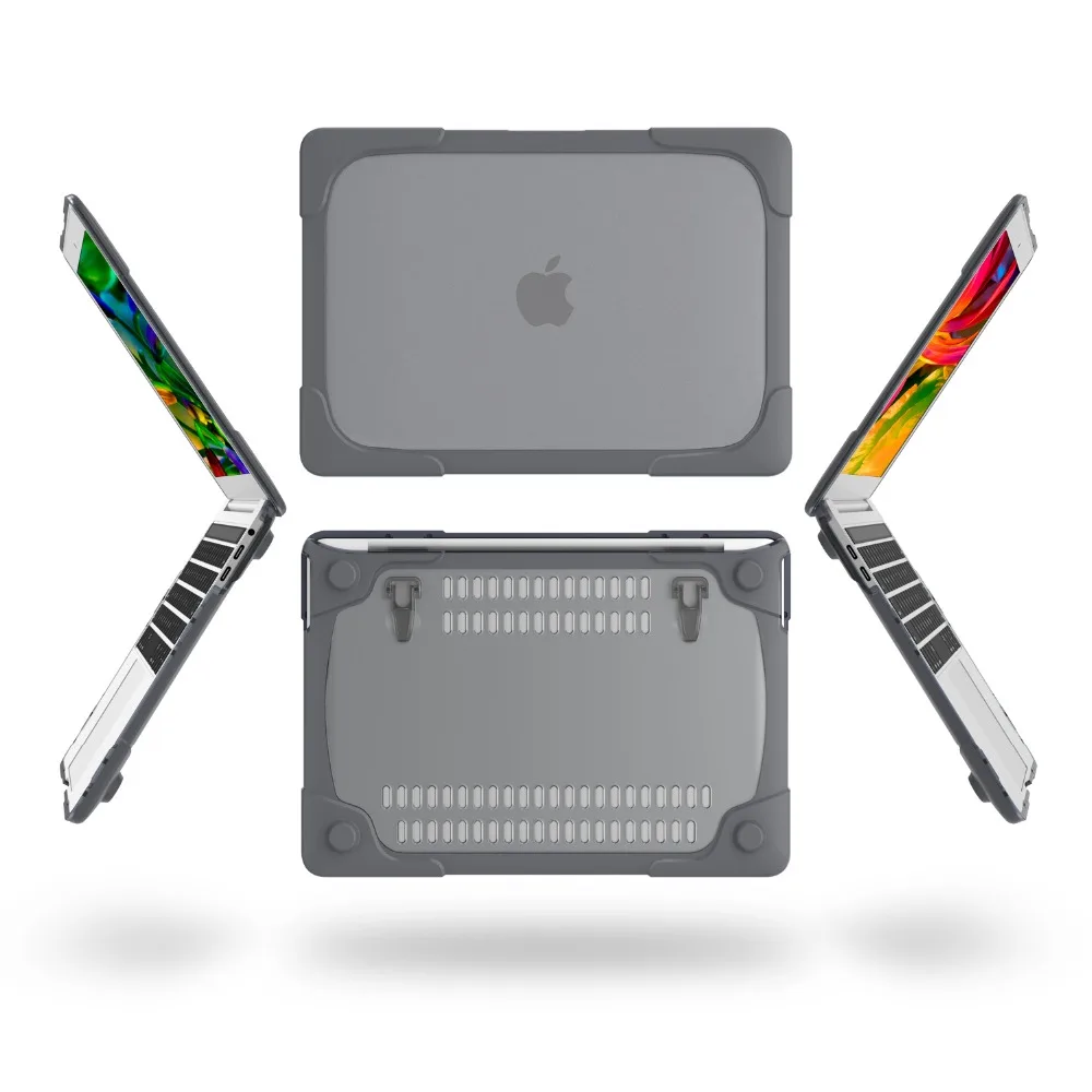 Чехол для ноутбука Macbook Air Pro retina 13 чехол для ноутбука с защитой от ударов и держатель для Macbook Air retina, возрастом 11, 12, 13, 15 чехол для ноутбука A1466 A1989