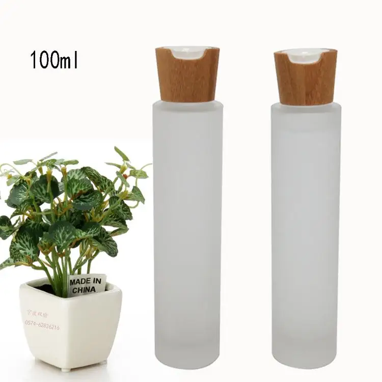 Бесплатная доставка 100 мл 10 шт./лот матовые стеклянные бутылки для косметики с