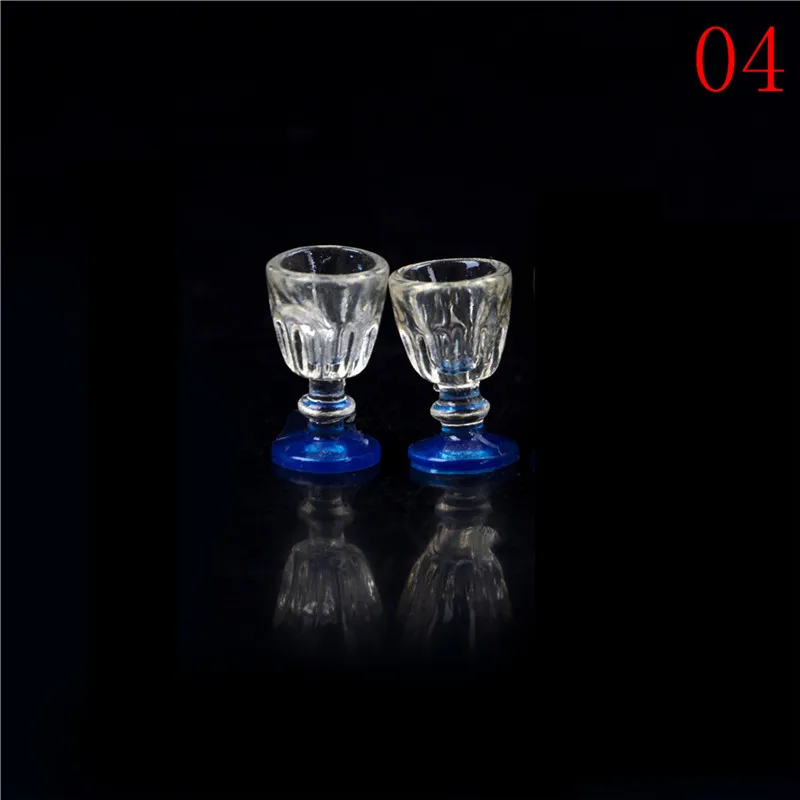 2PCS Новые 1:12 весы мини кукольный домик мини лимон молоко чай вода чашки аксессуары для миниатюрного кукольного домика чашки игрушки украшения подарки - Цвет: 2PCS