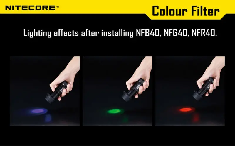 Высокая Класс Nitecore RGB Lanterna фильтр рассеянный минеральная покрытием Стекло объектив для фонарика с главой 40 мм ea41 p25 SRT7