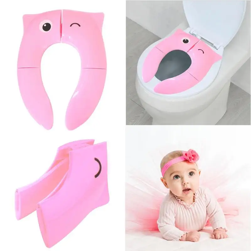 Детская манеж-складывающийся горшок Подушка сиденья для Портативный Туалетный