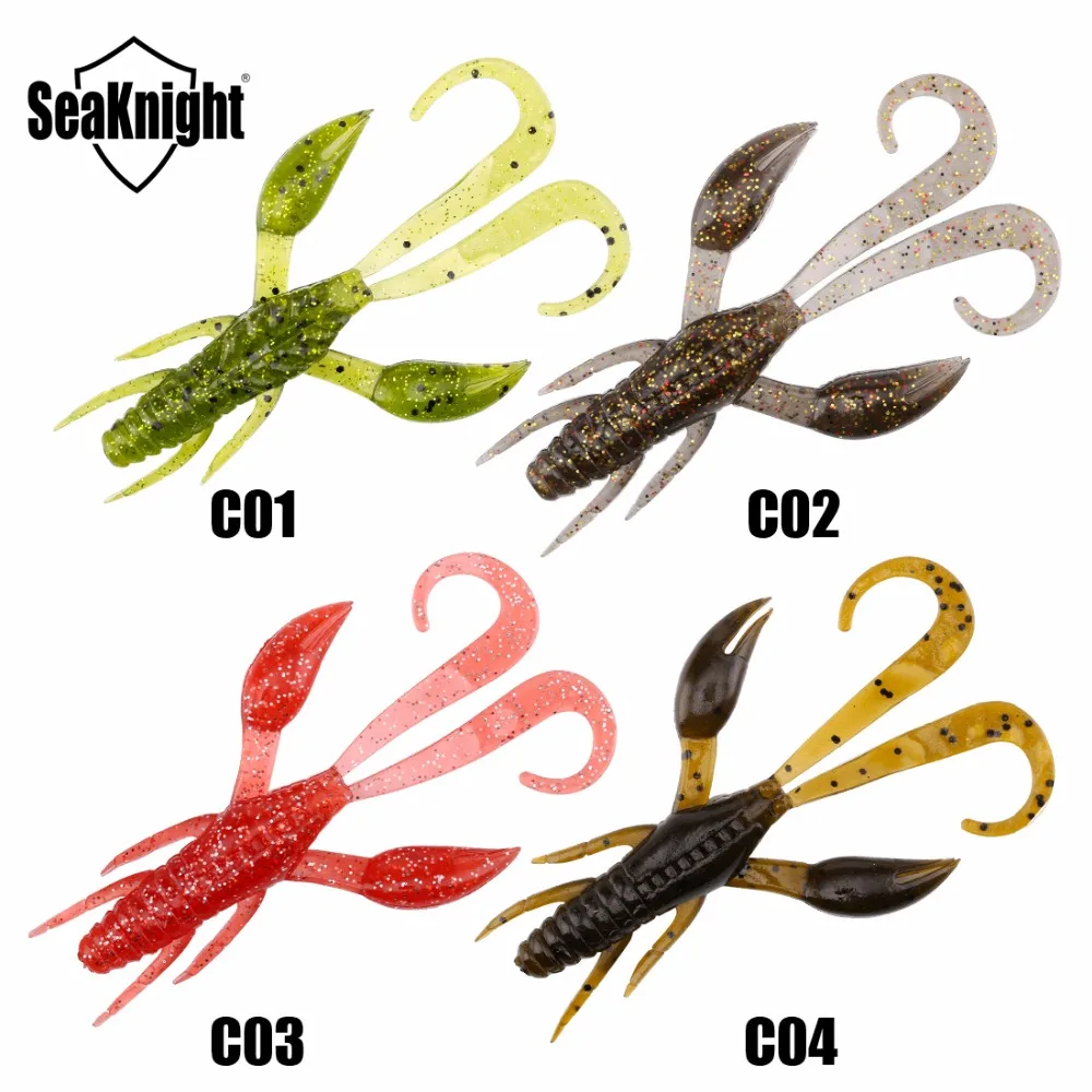 SeaKnight 24 шт./лот SL012 мягкая рыболовная приманка для креветок 85 мм/6 2 дюйма г