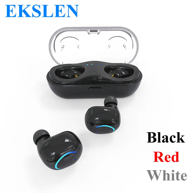 Ekslen HQB-Q18 TWS Bluetooth наушники-вкладыши с зарядным устройством беспроводная гарнитура