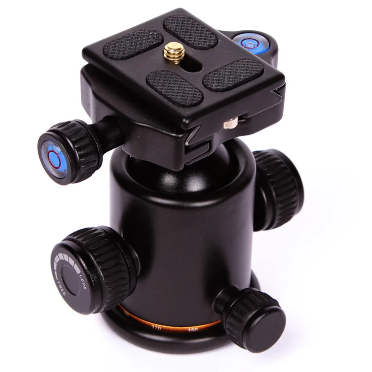

Professional 360 degree Panoramic Swivel Camera Tripod Ball Head w/ Quick Release Plate +2 Spirit Level