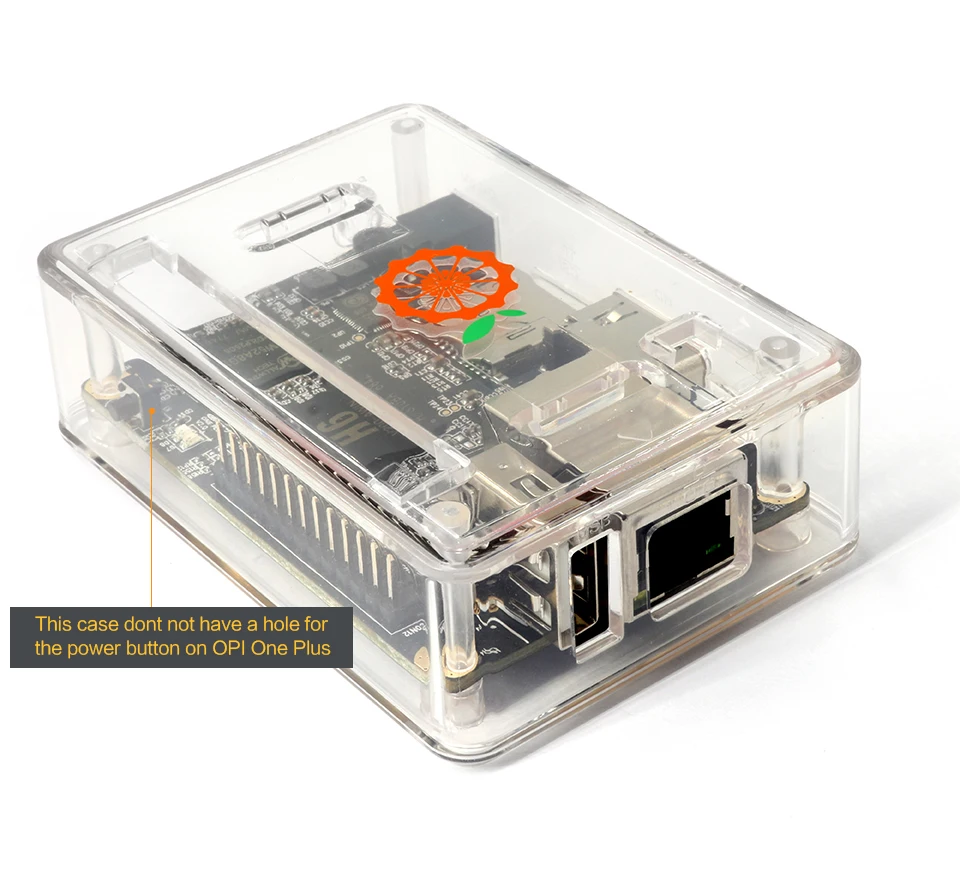 Прозрачный чехол для телефона Orange Pi One Plus + ABS с кабелем питания работает Android 7 0 |