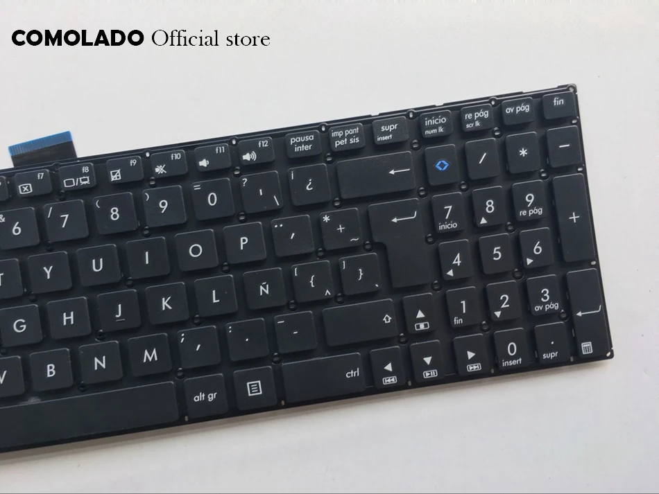 LA латинская Клавиатура для ноутбука ASUS S500 X502 X502C черная без рамки клавиатура Layout -