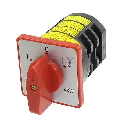 4kW AC 380 V 20A 3 Позиции Универсальный Кулачковый переключатель HZ5 20/4 MO5|Выключатели| |