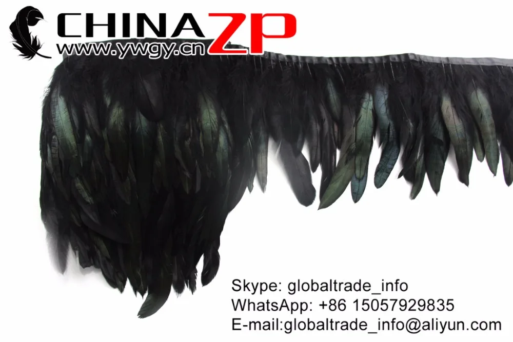 Завод CHINAZP оптовая продажа 10 ярдов/Лот изящная окрашенная черная петушиная