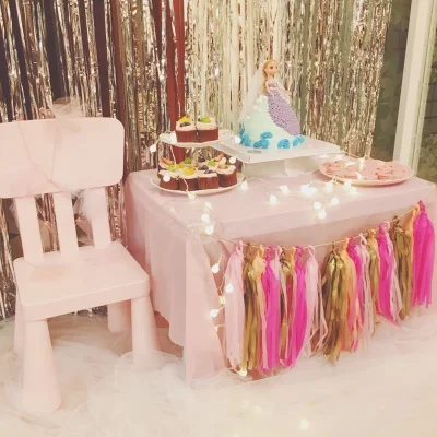 5 шт сверкающих кисточкой Гирлянда DIY свадебное Decora для вечеринки дня рождения