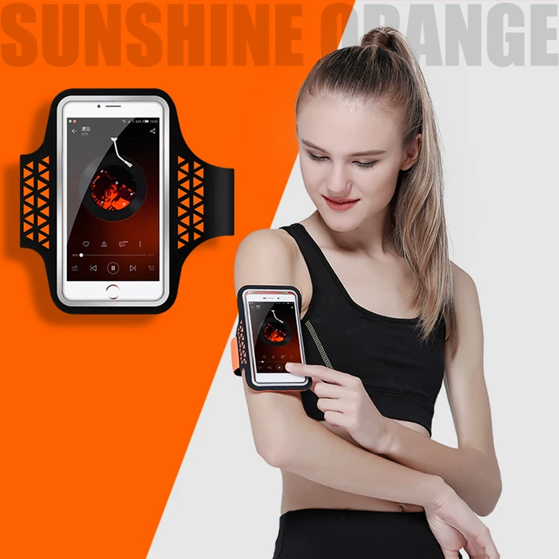 Haissky спортивный чехол для телефона на руку для iPhone X Xs Max 8 7 6 6S Plus Xiaomi держатель для мобильного телефона