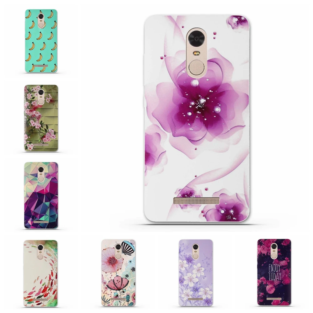 Чехол для Xiaomi Redmi Note 3 Pro с цветочным принтом prime мягкий силиконовый чехол 3|print case|case