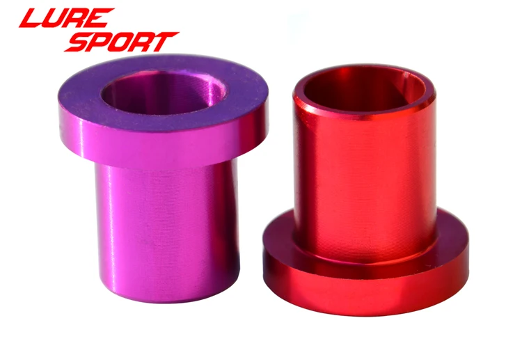 LURESPORT 5 шт. алюминиевые стыковые колбы с крышками с шаговым намоткой Chek BCT стержень строительный компонент ремонт Удочка DIY аксессуар