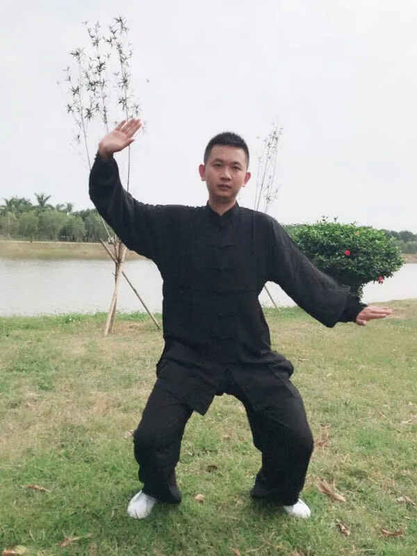 Хлопковая Униформа Tai chi 4 цвета высококачественная одежда кунг фу для детей и