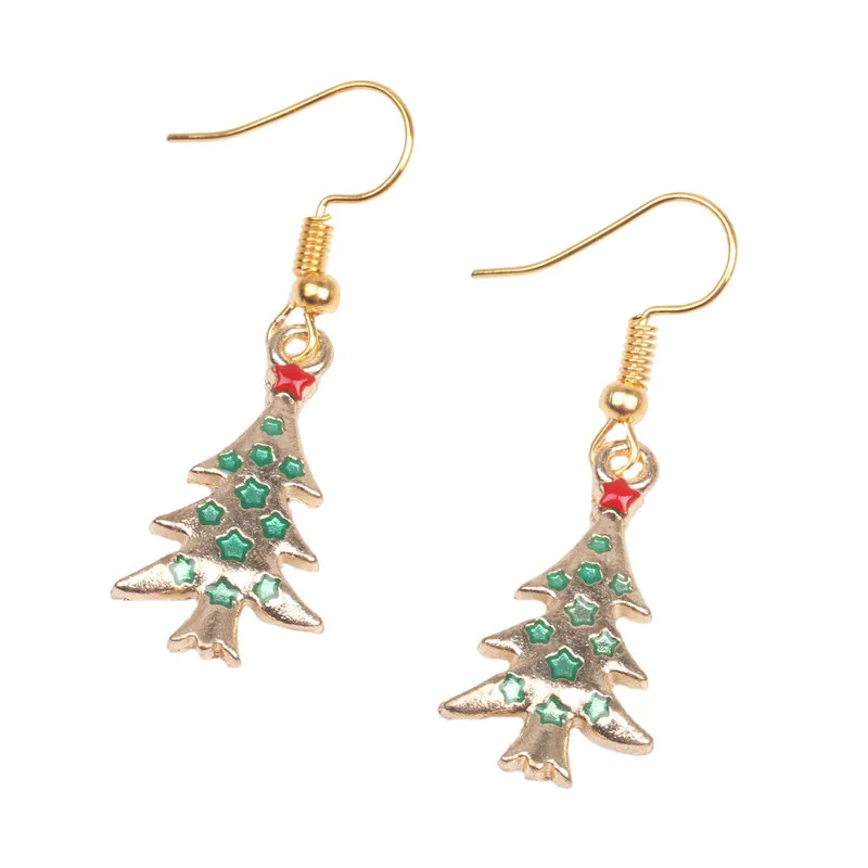 hot sale Christmas earrings ohrringe bijoux pendientes hombre boucle d oreille orecchini uomo snowflake piercing oorbellen | Украшения и