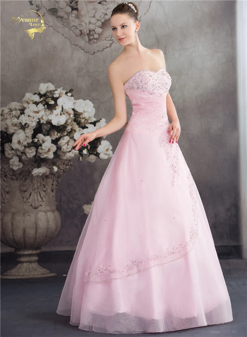 Vestido De Debutante, классическое стильное милое голубое Розовое Бальное Платье трапециевидной формы с вышивкой, бальное платье без рукавов, пышное платье JH2139