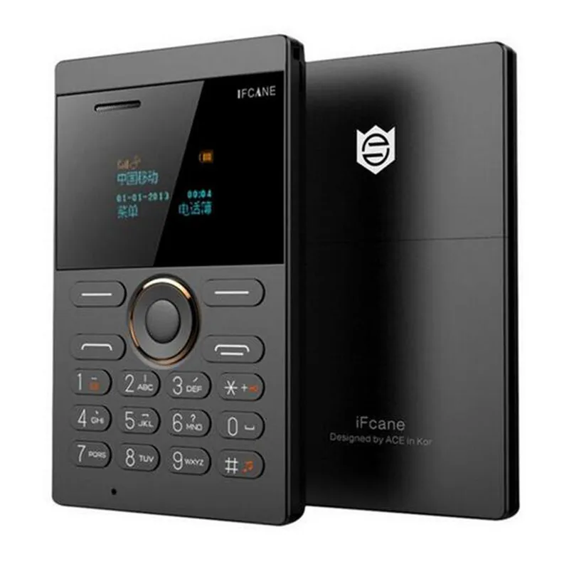 IFcane E1 маленькая Вибрирующая ультратонкая карта мини мобильные телефоны Поддержка Русская Арабская Иврит Клавиатура